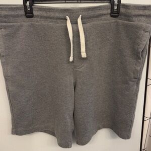 Gray Drawstring Shorts